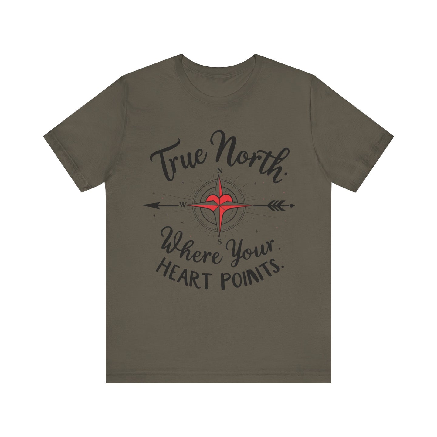 True North , Elegant Compass Tee
